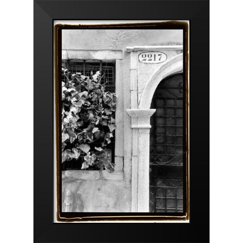 Venetian Doorways IV Black Modern Wood Framed Art Print by DeNardo, Laura