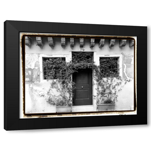 Venetian Doorways V Black Modern Wood Framed Art Print with Double Matting by DeNardo, Laura