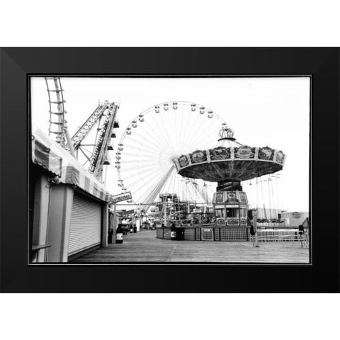 For Your Amusement I Black Modern Wood Framed Art Print by DeNardo, Laura