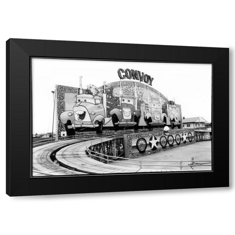 For Your Amusement II Black Modern Wood Framed Art Print by DeNardo, Laura
