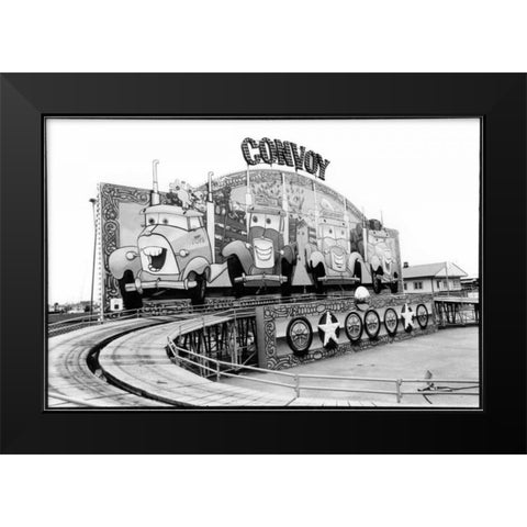 For Your Amusement II Black Modern Wood Framed Art Print by DeNardo, Laura