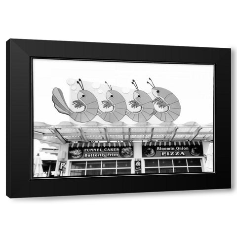 For Your Amusement III Black Modern Wood Framed Art Print with Double Matting by DeNardo, Laura