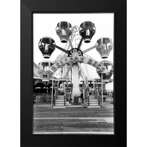 For Your Amusement IV Black Modern Wood Framed Art Print by DeNardo, Laura