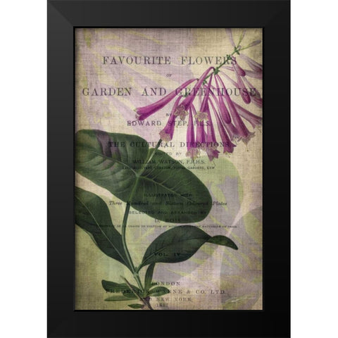 Favorite Flowers III Black Modern Wood Framed Art Print by Butler, John