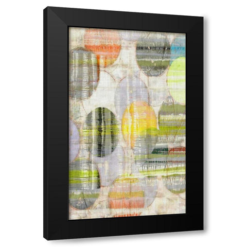 Ovation III Black Modern Wood Framed Art Print with Double Matting by Butler, John