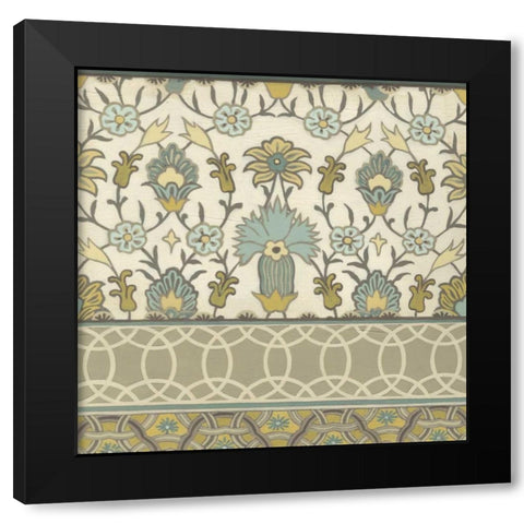 Moroccan Serenade I Black Modern Wood Framed Art Print with Double Matting by Vess, June Erica