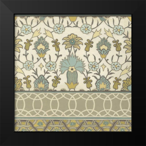 Moroccan Serenade I Black Modern Wood Framed Art Print by Vess, June Erica