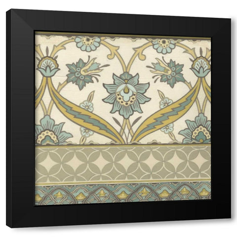 Moroccan Serenade III Black Modern Wood Framed Art Print by Vess, June Erica