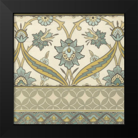 Moroccan Serenade III Black Modern Wood Framed Art Print by Vess, June Erica