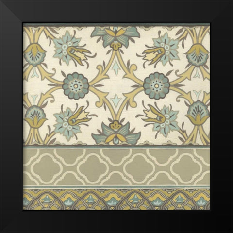 Moroccan Serenade IV Black Modern Wood Framed Art Print by Vess, June Erica