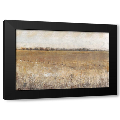 Fenced In I Black Modern Wood Framed Art Print with Double Matting by OToole, Tim