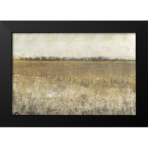 Fenced In I Black Modern Wood Framed Art Print by OToole, Tim