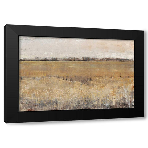 Fenced In II Black Modern Wood Framed Art Print by OToole, Tim