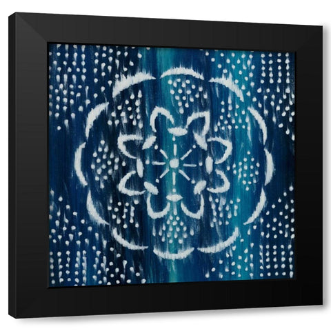 Moonbeam IV Black Modern Wood Framed Art Print with Double Matting by Zarris, Chariklia