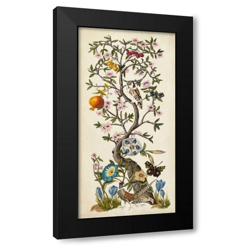 Chinoiserie Natura I Black Modern Wood Framed Art Print by McCavitt, Naomi
