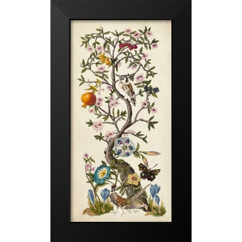 Chinoiserie Natura I Black Modern Wood Framed Art Print by McCavitt, Naomi