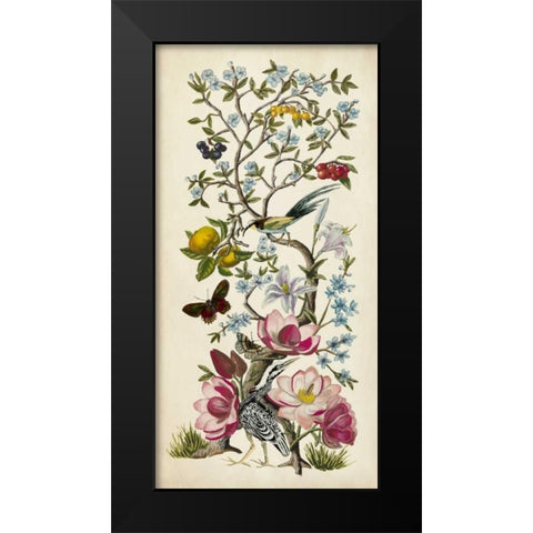 Chinoiserie Natura II Black Modern Wood Framed Art Print by McCavitt, Naomi