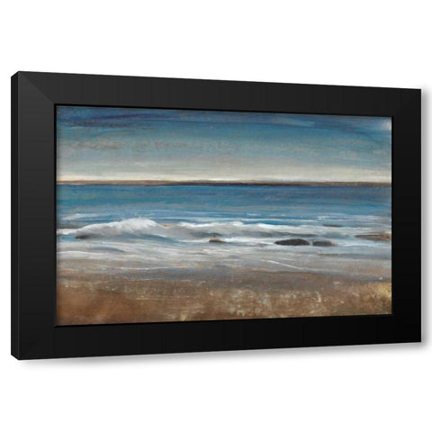 Ocean Light II Black Modern Wood Framed Art Print by OToole, Tim