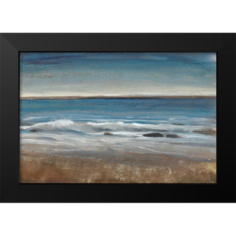 Ocean Light II Black Modern Wood Framed Art Print by OToole, Tim