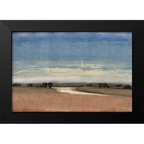 New Land I Black Modern Wood Framed Art Print by OToole, Tim