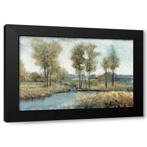 Stream Side I Black Modern Wood Framed Art Print with Double Matting by OToole, Tim