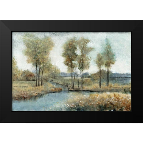 Stream Side I Black Modern Wood Framed Art Print by OToole, Tim