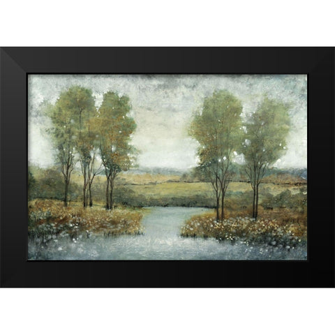 Stream Side II Black Modern Wood Framed Art Print by OToole, Tim