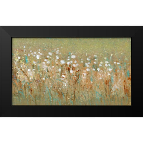 Meadow Blossoms I Black Modern Wood Framed Art Print by OToole, Tim