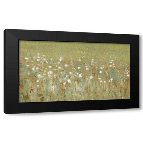 Meadow Blossoms II Black Modern Wood Framed Art Print by OToole, Tim