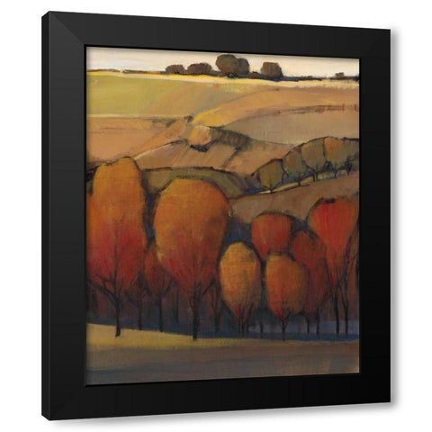 On the Ridge I Black Modern Wood Framed Art Print with Double Matting by OToole, Tim