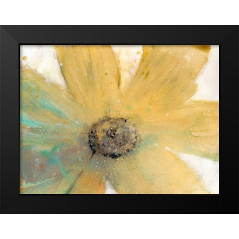 Floral Spirit II Black Modern Wood Framed Art Print by OToole, Tim