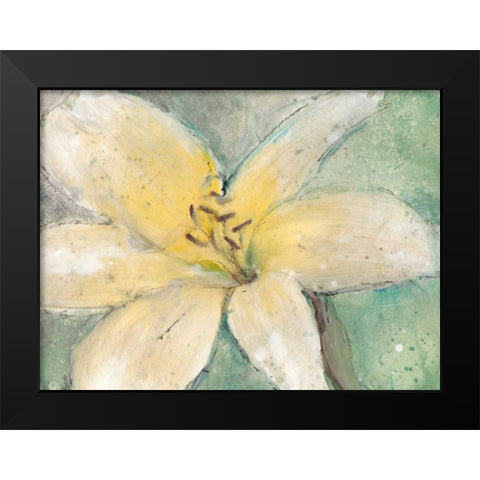 Floral Spirit III Black Modern Wood Framed Art Print by OToole, Tim
