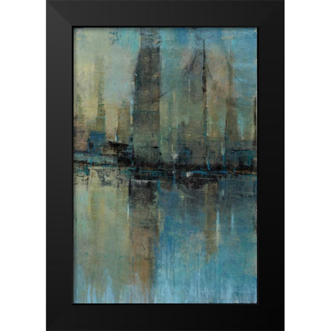 Downtown I Black Modern Wood Framed Art Print by OToole, Tim