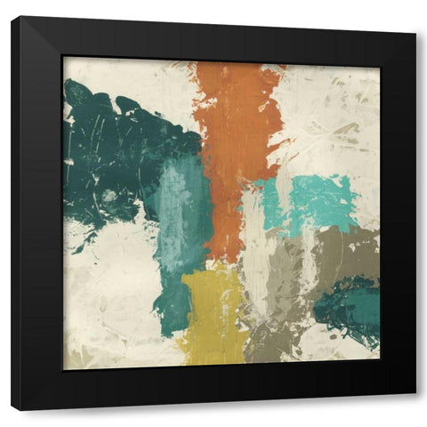 City Signals II Black Modern Wood Framed Art Print with Double Matting by Vess, June Erica