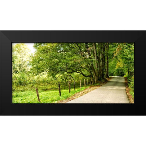 Over the Next Hill Black Modern Wood Framed Art Print by Head, Danny