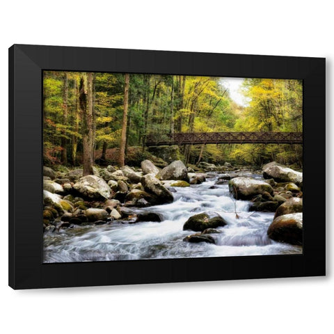 Bridging the Seasons Black Modern Wood Framed Art Print with Double Matting by Head, Danny