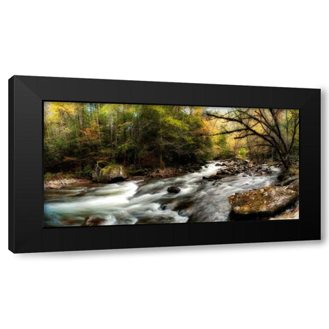 Tremont Panorama III Black Modern Wood Framed Art Print with Double Matting by Head, Danny