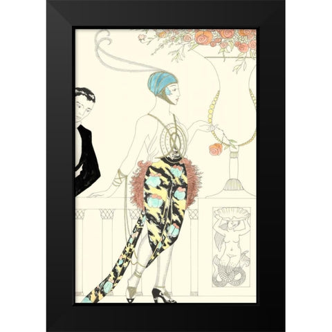 Arte Deco Fashion II Black Modern Wood Framed Art Print by Unknown