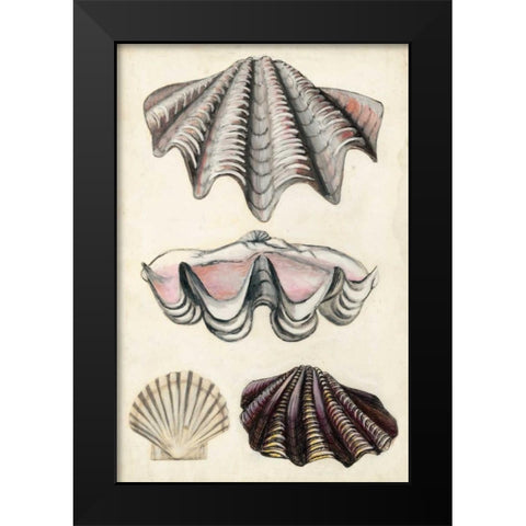 Seashore Field Notes IV Black Modern Wood Framed Art Print by McCavitt, Naomi