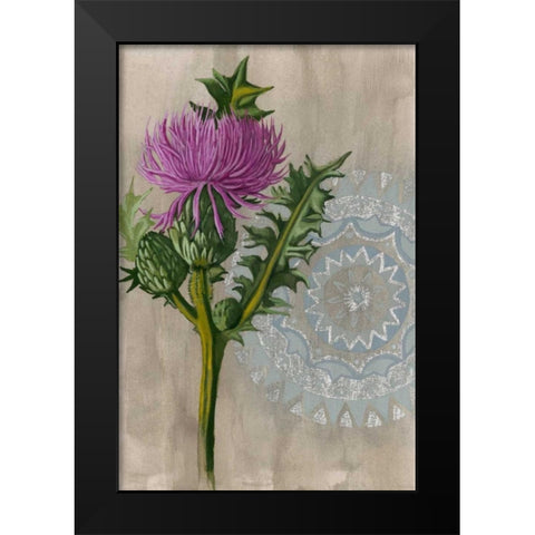 Bohemian Botanical II Black Modern Wood Framed Art Print by McCavitt, Naomi