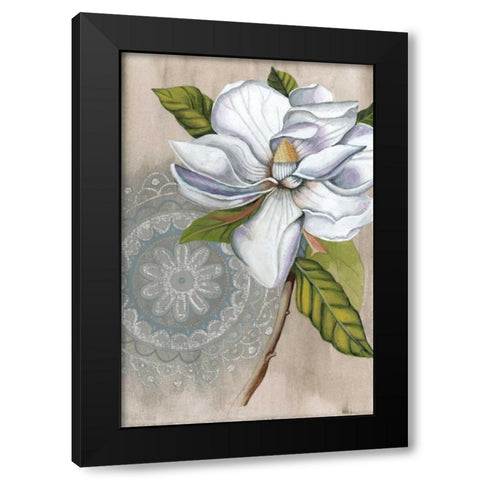 Bohemian Botanical IV Black Modern Wood Framed Art Print with Double Matting by McCavitt, Naomi