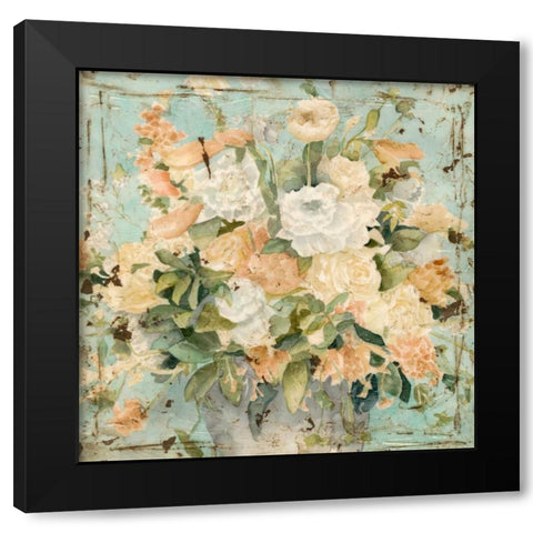 Vintage Arrangement II Black Modern Wood Framed Art Print with Double Matting by Meagher, Megan