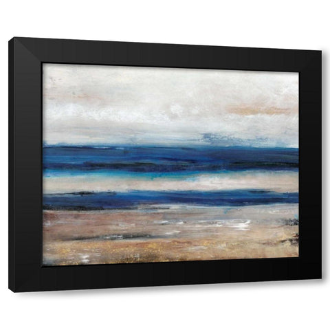 Movement II Black Modern Wood Framed Art Print with Double Matting by OToole, Tim