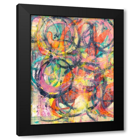 Spectacular I Black Modern Wood Framed Art Print with Double Matting by Fuchs, Jodi