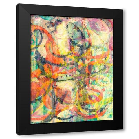 Spectacular II Black Modern Wood Framed Art Print with Double Matting by Fuchs, Jodi