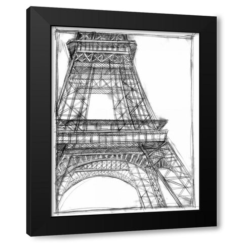 Graphic Architectural Study I Black Modern Wood Framed Art Print with Double Matting by Harper, Ethan