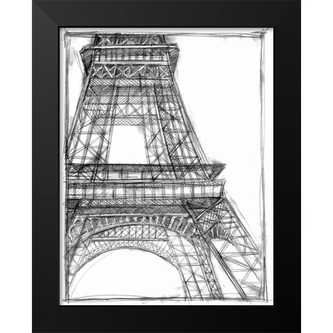 Graphic Architectural Study I Black Modern Wood Framed Art Print by Harper, Ethan