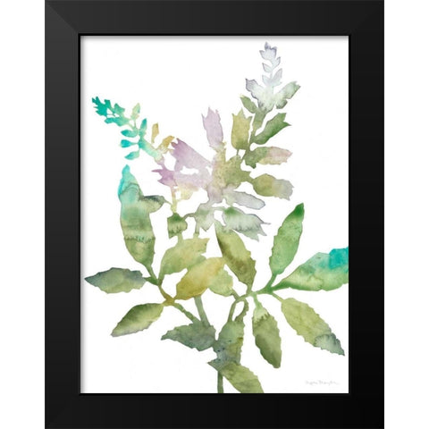 Blooms for Nico I Black Modern Wood Framed Art Print by Meagher, Megan
