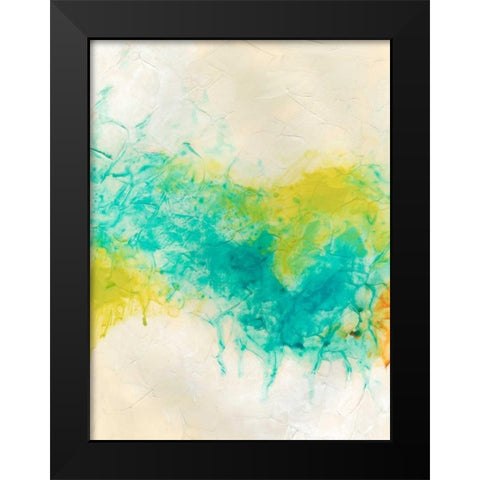 Aurora Lights II Black Modern Wood Framed Art Print by Vess, June Erica