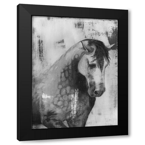 Dappled Grey II Black Modern Wood Framed Art Print by McCavitt, Naomi